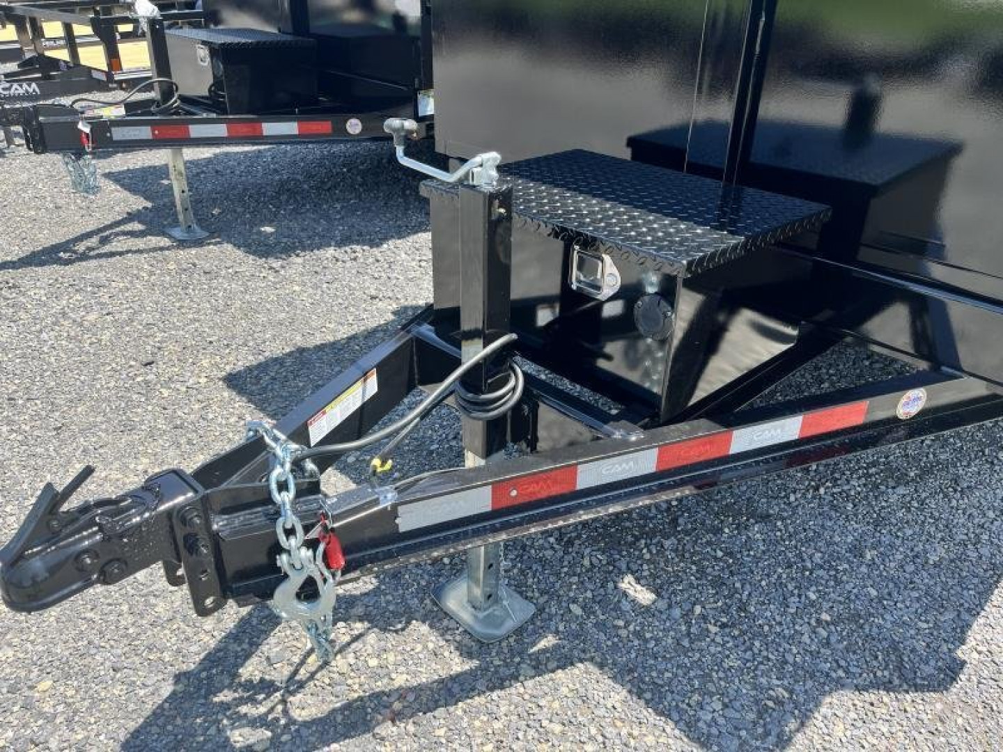 New 2025 CAM 6X12-10K DUMP TRAILER W/ RAMPS - NEW STYLE