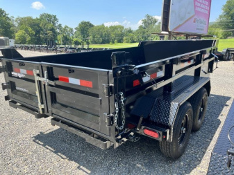 New 2025 CAM 6X12-10K DUMP TRAILER W/ RAMPS - NEW STYLE