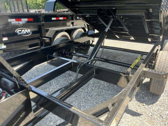 New 2025 CAM 6X12-10K DUMP TRAILER W/ RAMPS - NEW STYLE