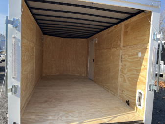 New 2025 Spartan 7x14 - Ramp Door - WHITE - STANDARD HEIGHT