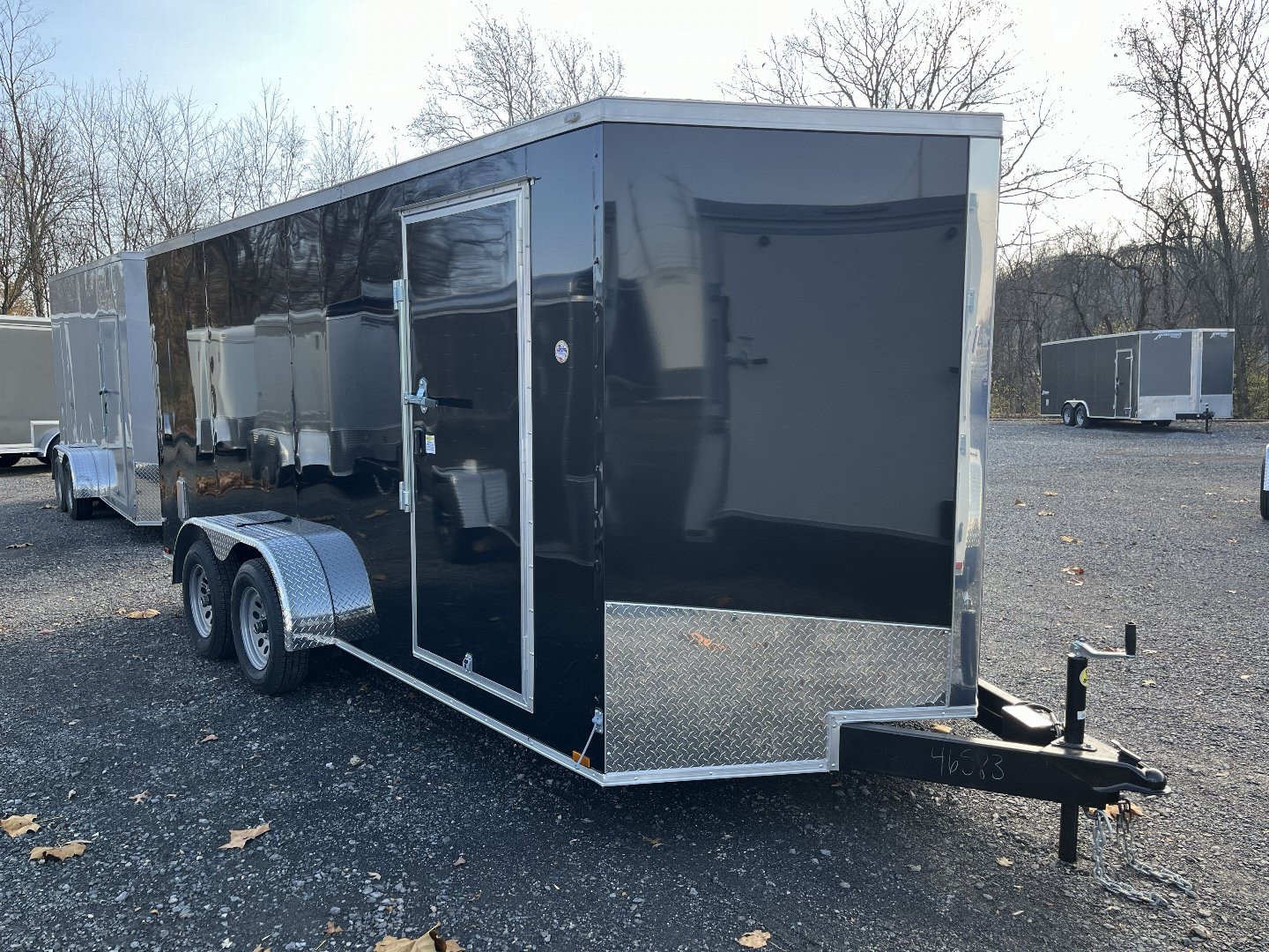 New 2025 Spartan 7x16 - Ramp Door - BLACK - STANDARD HEIGHT