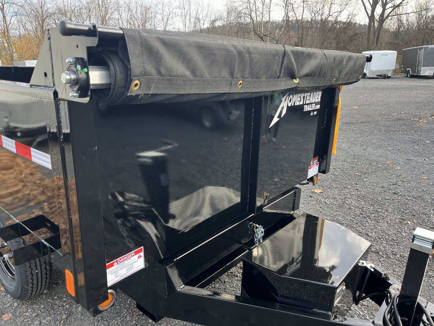 New 2025 Homesteader 6x10 Deckover Dump - 7K - DBL DOOR REAR