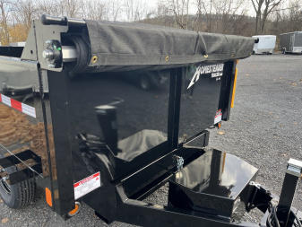 New 2025 Homesteader 6x10 Deckover Dump - 7K - DBL DOOR REAR