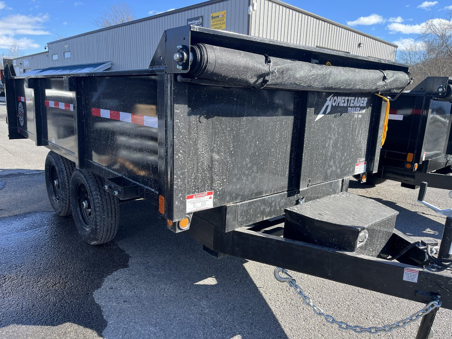 New 2025 Homesteader 6x10 Deckover Dump - 10K - DBL DOOR REAR