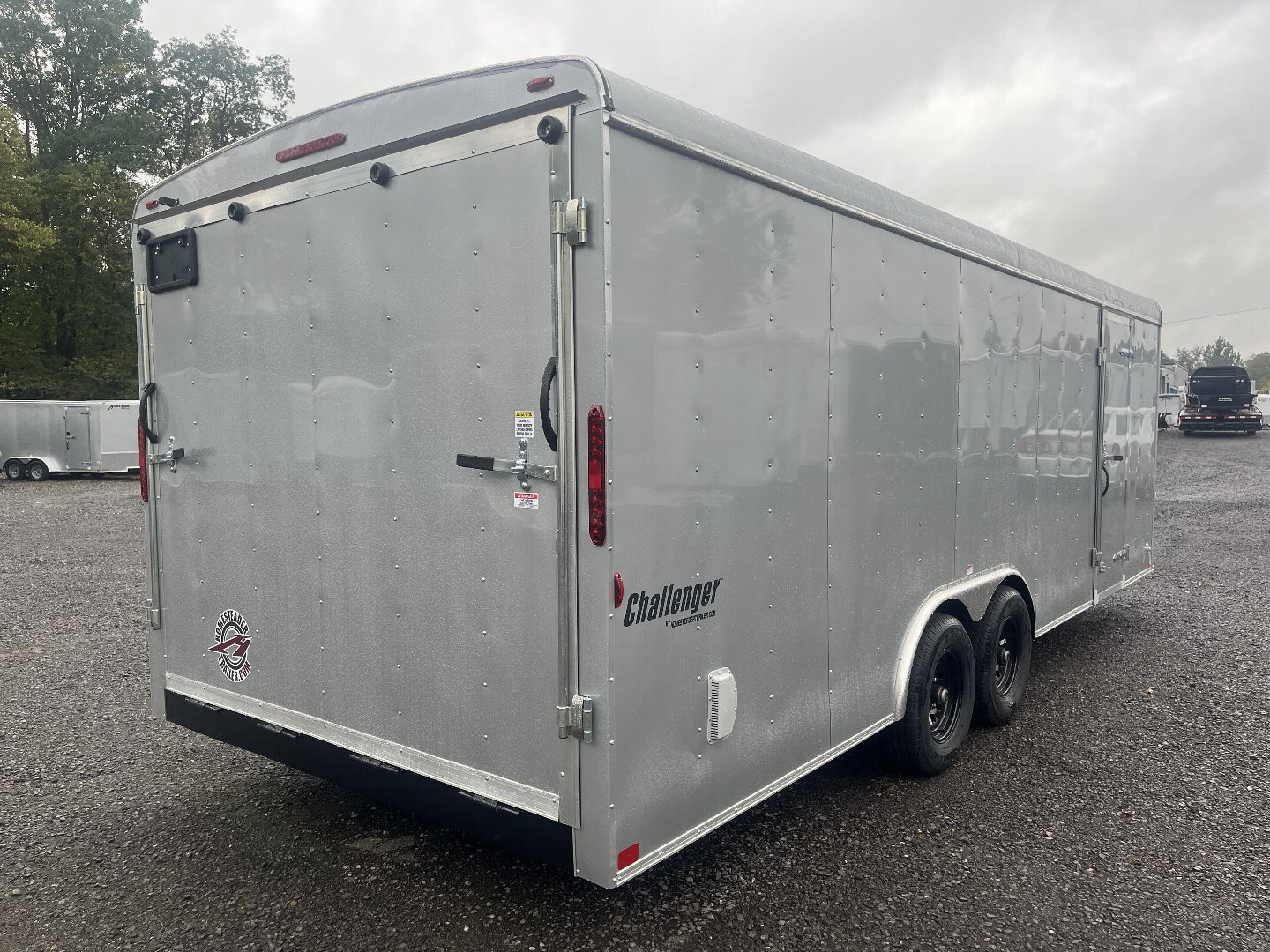 New 2025 Homesteader 8x22 CHALLENGER - SILVER - Ramp Door - 5.2K Axle Upg.