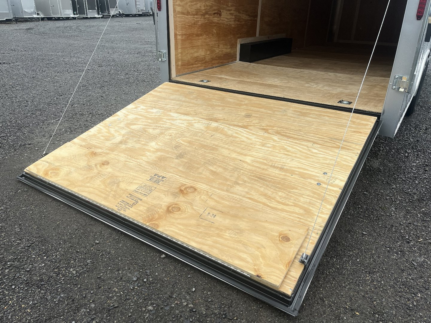 New 2025 Homesteader 8x22 CHALLENGER - SILVER - Ramp Door - 5.2K Axle Upg.