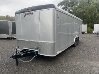 New 2025 Homesteader 8x22 CHALLENGER - SILVER - Ramp Door - 5.2K Axle Upg.
