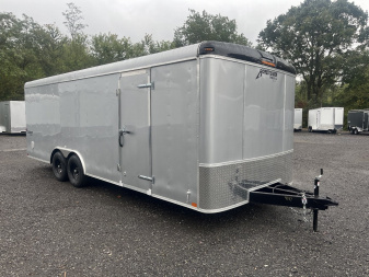 New 2025 Homesteader 8x22 CHALLENGER - SILVER - Ramp Door - 5.2K Axle Upg.