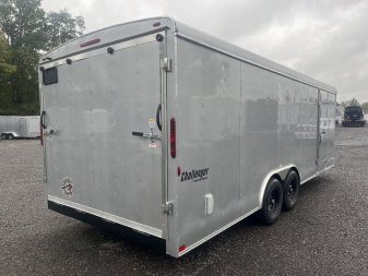 New 2025 Homesteader 8x22 CHALLENGER - SILVER - Ramp Door - 5.2K Axle Upg.