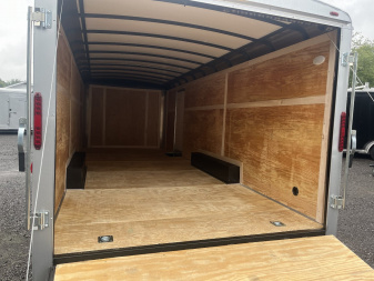 New 2025 Homesteader 8x22 CHALLENGER - SILVER - Ramp Door - 5.2K Axle Upg.