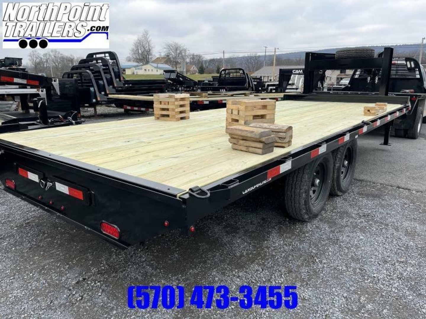New 2025 CAM SUPERLINE - 20' - 14K - ALL FLAT DECK GOOSENECK TRAILER