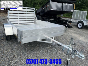 New 2025 Aluma 638LW TAILGATE w/ 12  Solid Sides