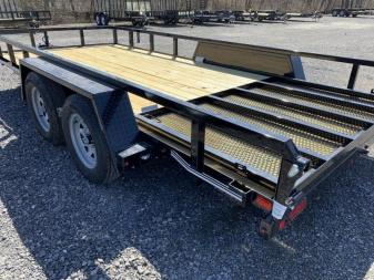 New 2025 CAM 7x16 Tube Top Utility Trailer Utility Trailer