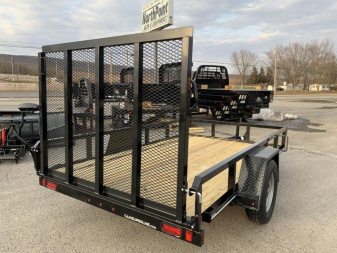 New 2025 CAM 6x10 Tube Top Utility Trailer 3K GVWR