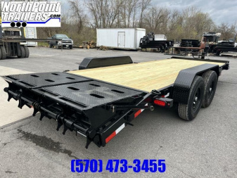 New 2025 CAM SUPERLINE 2025 CAM Superline - 19+3 Equipment Trailer - 14K GVWR - SUPER RAMPS Equipment Trailer