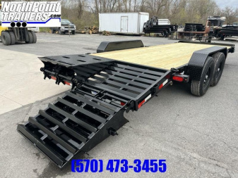 New 2025 CAM SUPERLINE 2025 CAM Superline - 19+3 Equipment Trailer - 14K GVWR - SUPER RAMPS Equipment Trailer