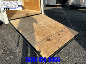 New 2025 Homesteader 6x10 -V-Nose - WHITE Cargo / Enclosed Trailer