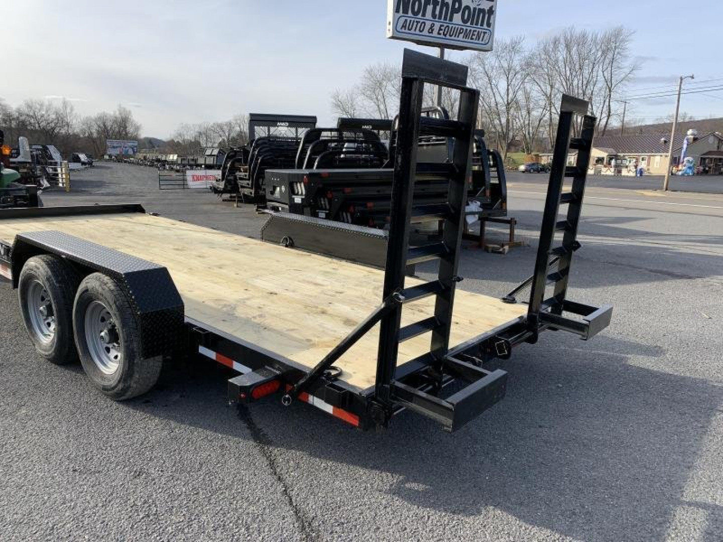 New **BLOW-OUT LEFTOVER PRICING** 2022 CAM - 22' Equipment Trailer 7CAM22C - 14000# GVWR