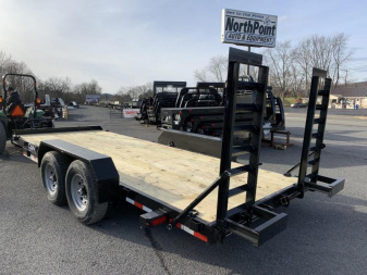 New **BLOW-OUT LEFTOVER PRICING** 2022 CAM - 22' Equipment Trailer 7CAM22C - 14000# GVWR