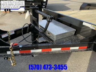 New **BLOW-OUT LEFTOVER PRICING** 2022 CAM - 22' Equipment Trailer 7CAM22C - 14000# GVWR