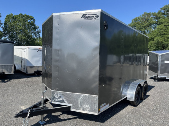 New 2024 Formula Traverse 7x14 - Charcoal - Ramp Door