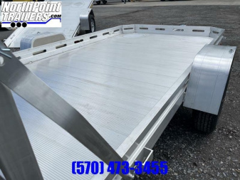 New 2025 Aluma 77 x 12 Tailgate Utility Trailer