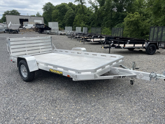 New 2025 ALUMA 77" x 12 - BI-FOLD TG Utility Trailer