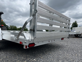 New 2025 ALUMA 77" x 12 - BI-FOLD TG Utility Trailer