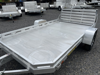 New 2025 ALUMA 77" x 12 - BI-FOLD TG Utility Trailer