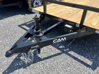 New 2025 CAM 7x14 Tandem Axle Utility Trailer