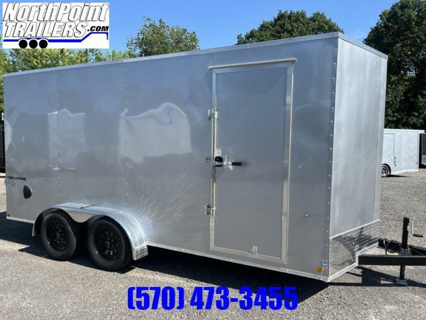 New 2024 Formula Traverse 7x16 - Silver - Ramp Door