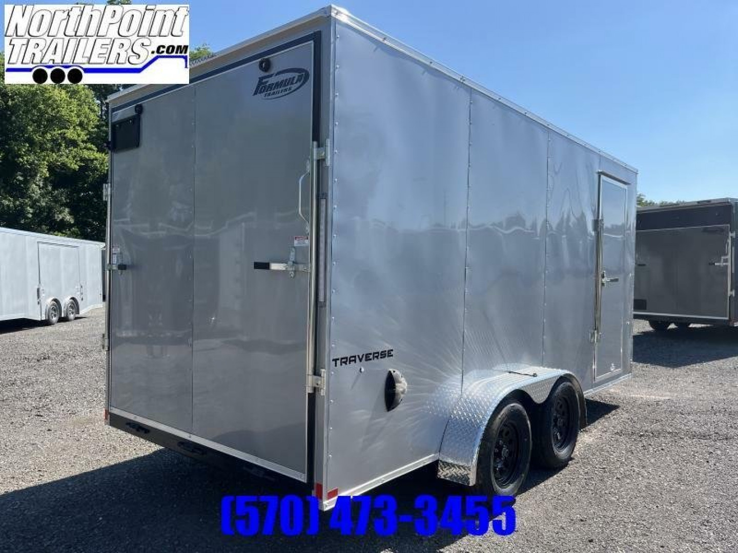 New 2024 Formula Traverse 7x16 - Silver - Ramp Door