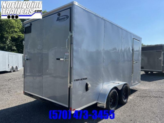 New 2024 Formula Traverse 7x16 - Silver - Ramp Door