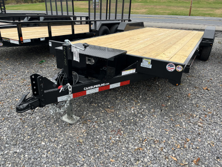 New 2026 CAM - 20' Car Hauler - 9900# - REMOVABLE FENDER - ONE SIDE - TOOLBOX