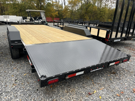 New 2026 CAM - 20' Car Hauler - 9900# - REMOVABLE FENDER - ONE SIDE - TOOLBOX