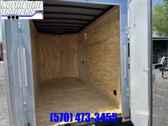 New 2024 Spartan 5x10 Single Axle Cargo - SILVER - Double Rear Doors