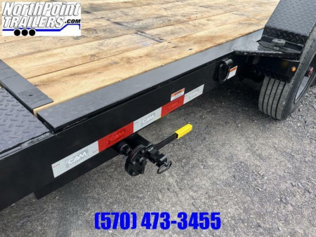 New 2026 CAM - 21' Extra Wide Split Tilt - 16/5 - 8K Oil Bath Axles