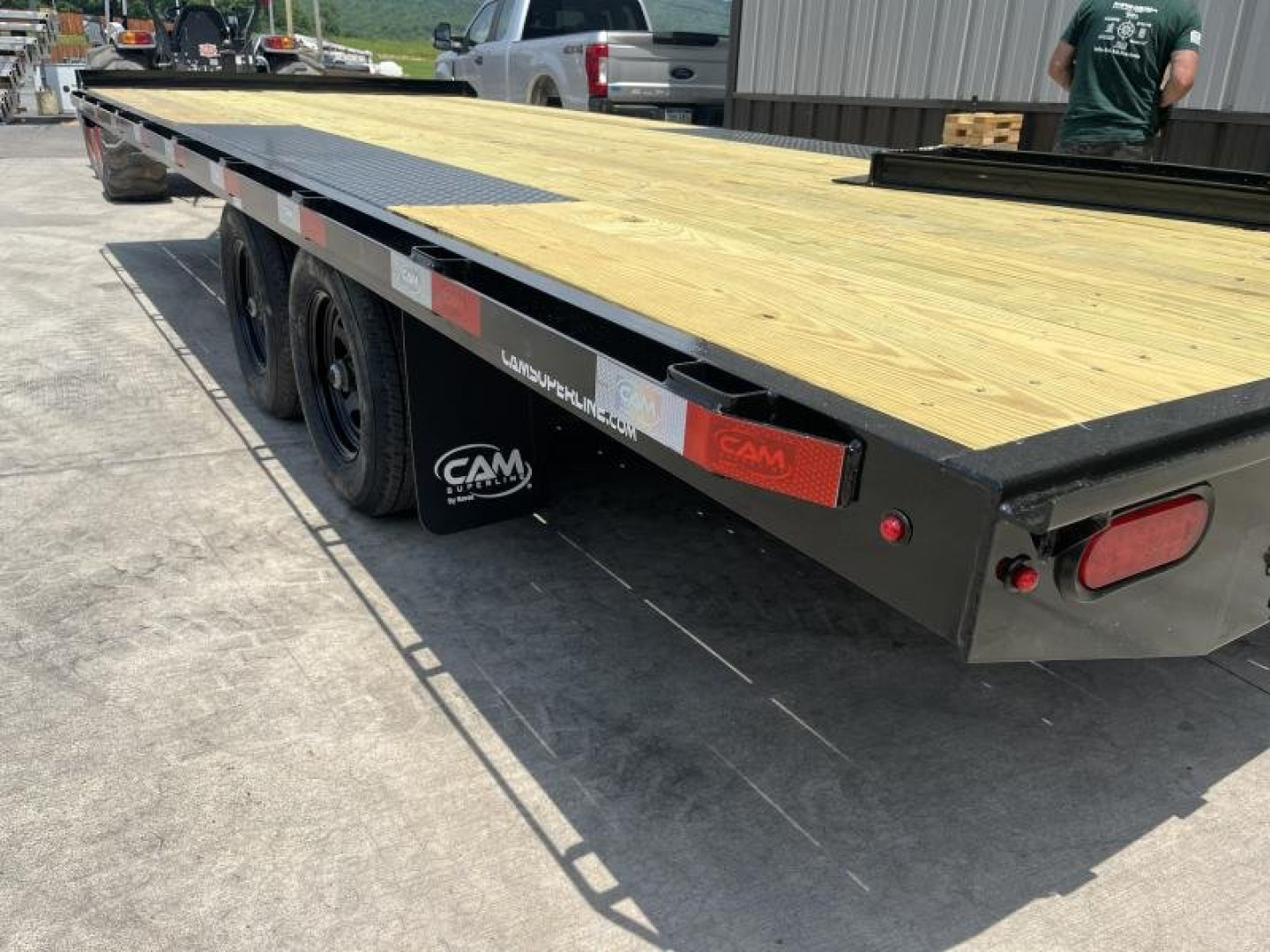 New 2025 CAM - General Duty Deckover 8 x 20 - 10K -FLAT DECK - PULL OUT RAMPS