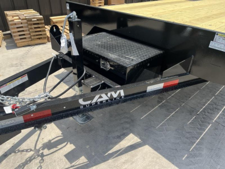 New 2025 CAM - General Duty Deckover 8 x 20 - 10K -FLAT DECK - PULL OUT RAMPS
