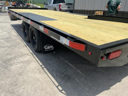 New 2025 CAM - General Duty Deckover 8 x 20 - 10K -FLAT DECK - PULL OUT RAMPS