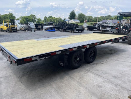 New 2025 CAM - General Duty Deckover 8 x 20 - 10K -FLAT DECK - PULL OUT RAMPS