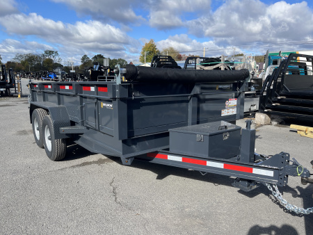 New 2026 BELMONT DTL 81  x 14' -14K GVWR - TARP KIT - CHARCOAL