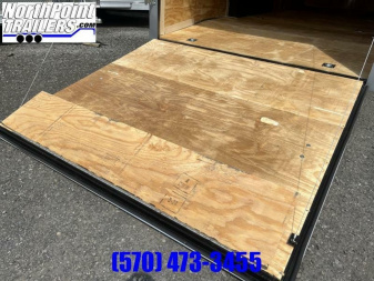 New 2024 Homesteader Trailer 8x24' V-Nose Trailer - Silver - 6'6" Interior Height - 5.2K Axles Car / Racing Trailer