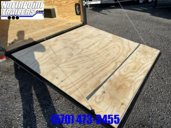 New 2024 Spartan Cargo SP8.5x18 Enclosed Trailer - 84" Interior - CHARCOAL - 5.2K Axles