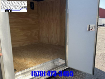 New 2024 SPARTAN CARGO Spartan 8.5x24 - 7' Interior - 5.2K Axles - Ramp - .030 CHARCOAL Car / Racing Trailer