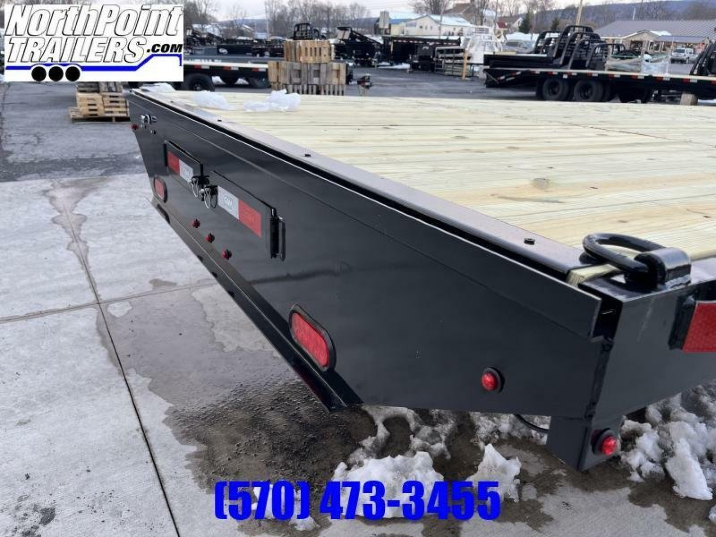 New 2024 Cam Superline 8.5' X 24' Flatbed Deckover Trailer - 14,000# GVWR - Pull-0ut Ramps Deckover Trailer