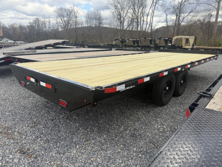 New 2026 Cam Superline 8.5' X 22' Flatbed Deckover Trailer - 14,000# GVWR - Pull-0ut Ramps - TOOLBOX