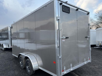New 2024 Stealth Aluminum C7x16S-IF Cargo Trailer - PEWTER - 81" Door Opening