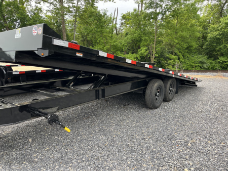 New 2025 CAM 24' - Deckover Tilt Trailer - 7K Axles - POWER TILT
