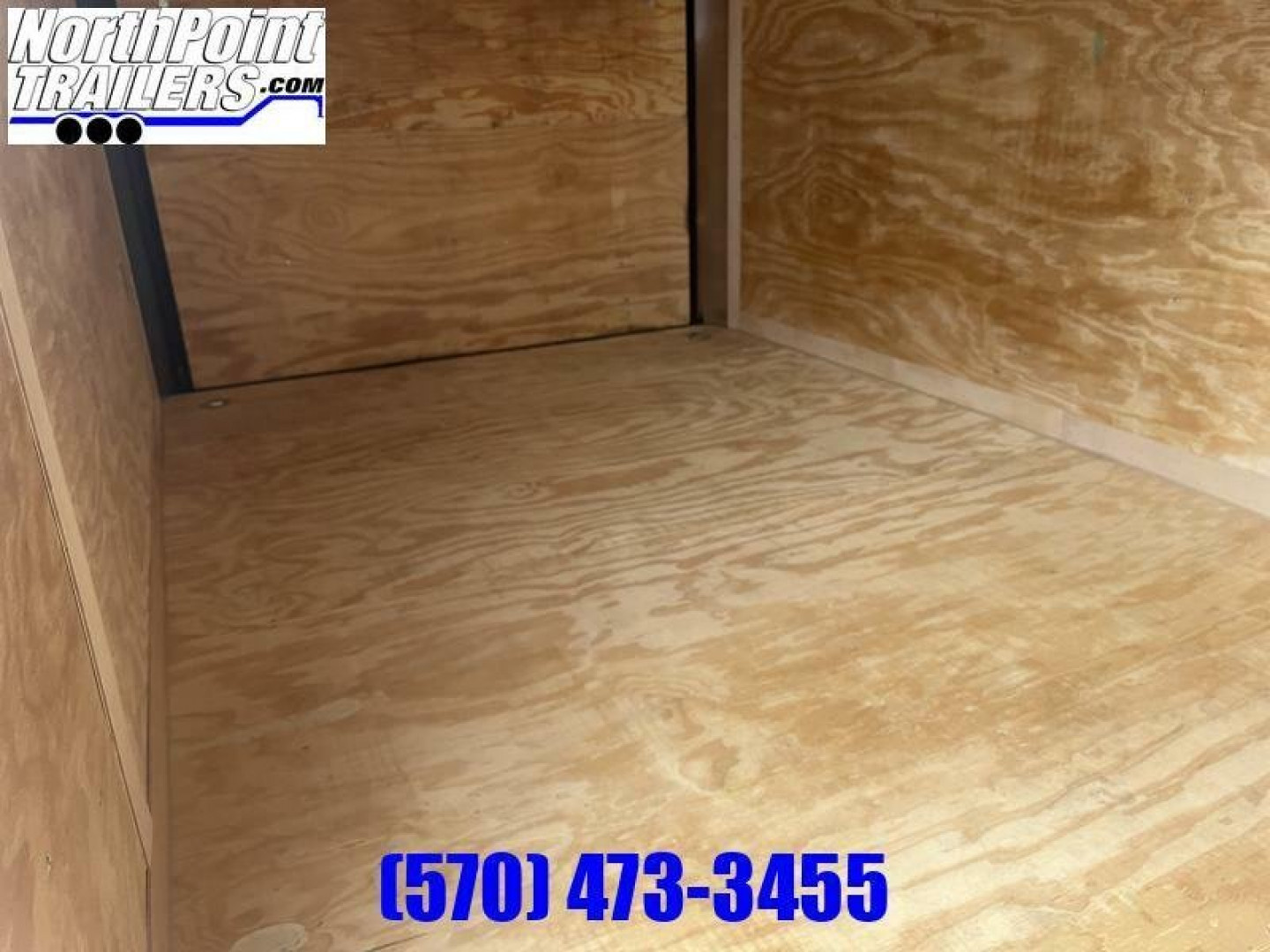 New 2024 Homeseader 7x14IT V-Nose - 7' Interior - TWO-TONE - BLACK OUT PKG Cargo / Enclosed Trailer